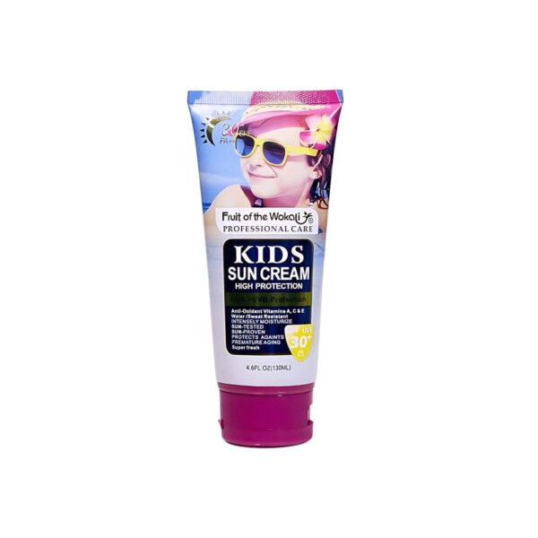 fruit of the wokali kids sun cream (130ml)