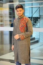 cotton normal hand emb panjabi