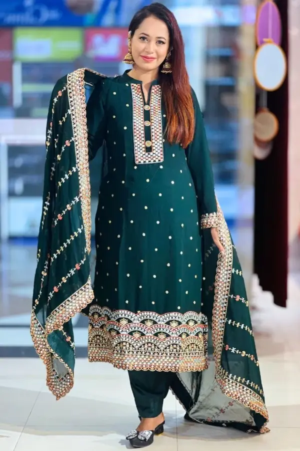 georgette fancy boutique salwar suit