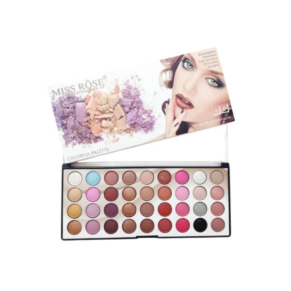 miss rose 36 color eye shadow palette | professional make up