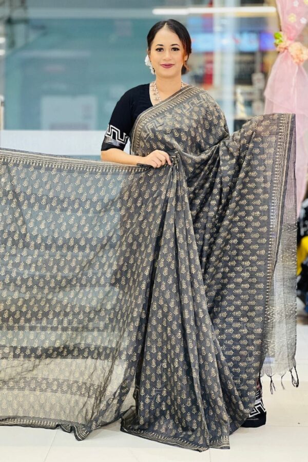 silk mom batik saree – 8
