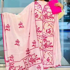 reshmi yarn cross golap bexi shalwar kameez set 2