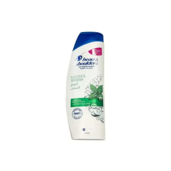 head & shoulders anti dandruff shampoo menthol refresh 400ml