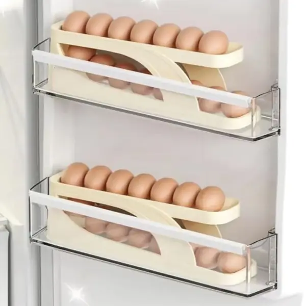double layer egg dispenser holder