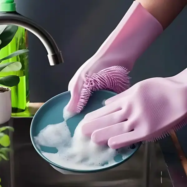 silicone dishwashing gloves