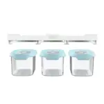 joseph cupboardstore 3 piece in cupboard storage container set 3 x 1.3 litre