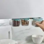 joseph cupboardstore 3 piece in cupboard storage container set 3 x 1.3 litre