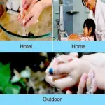 portable hand washing mini paper soap 1 piece