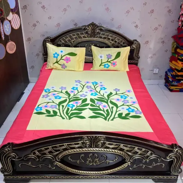 applique bed sheet – 74