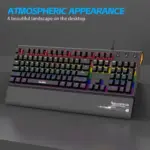 bajeal k600 mechanical keyboard black