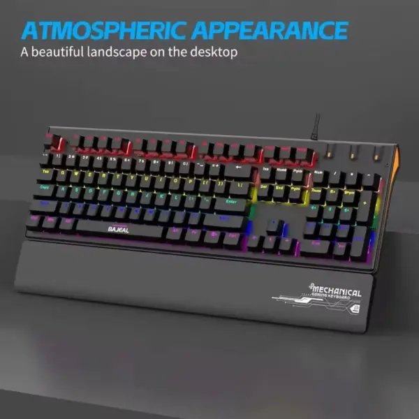 bajeal k600 mechanical keyboard black