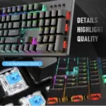 hp gk100f wired mechanical rgb gaming keyboard