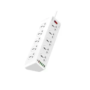 ldnio sc10610 30w 6 port usb charger power strip