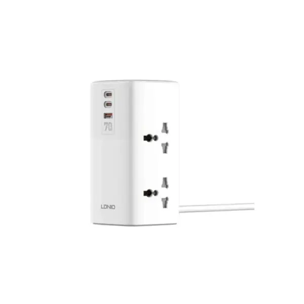 ldnio sc4383 70w multifunctional universal power adapter