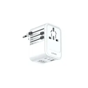 ldnio z6 3 usb ports 65w gan travel adapter