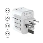 ldnio z6 3 usb ports 65w gan travel adapter