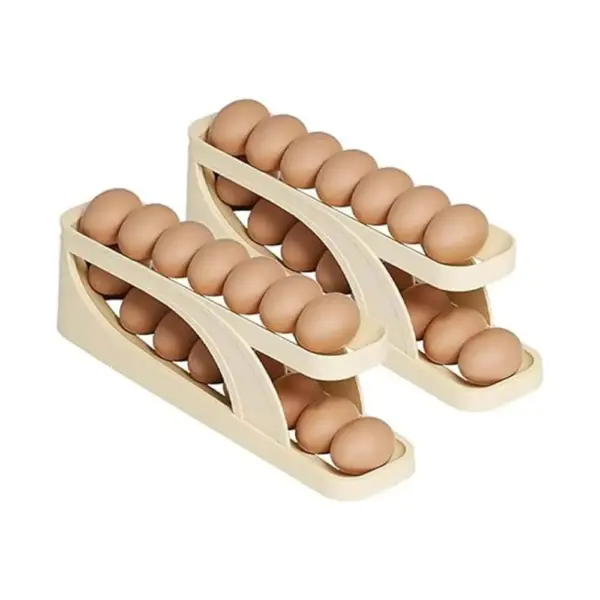 double layer egg dispenser holder