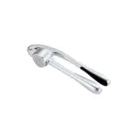 premium garlic press with soft easy to squeeze handle