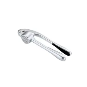 premium garlic press with soft easy to squeeze handle