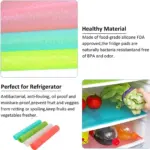 washable refrigerator mats (4pcs)