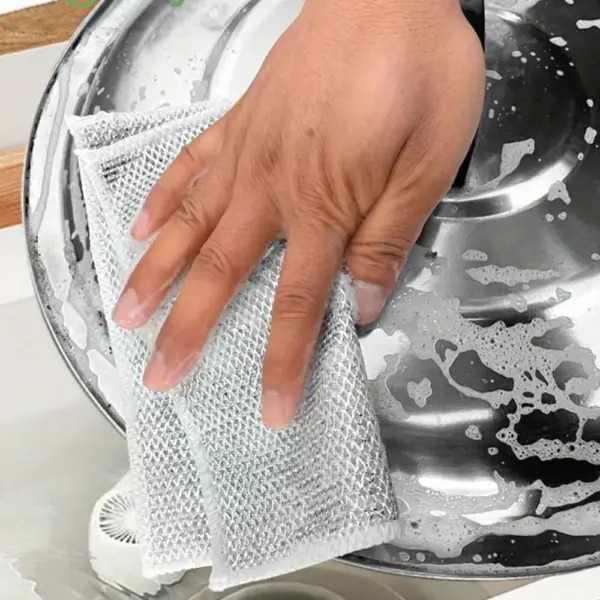 metal wire mesh cleaning cloth
