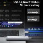 orico external m.2 sata+ nvme enclosure axm2s g2 v1