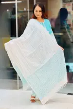 paste jacquard cotton screen printed with embroidered shalwar suit