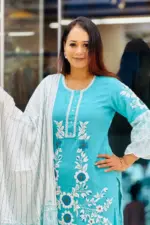 paste jacquard cotton screen printed with embroidered shalwar suit