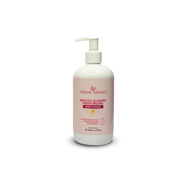 nature beauty healthy & glow body lotion 370ml