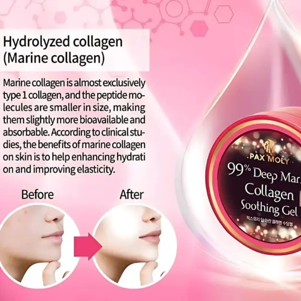 pax moly 99% deep marine collagen soothing gel 300gm