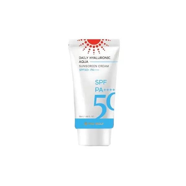 pax moly daily hyaluronic aqua sunscreen cream spf50+ pa++++ (50ml)