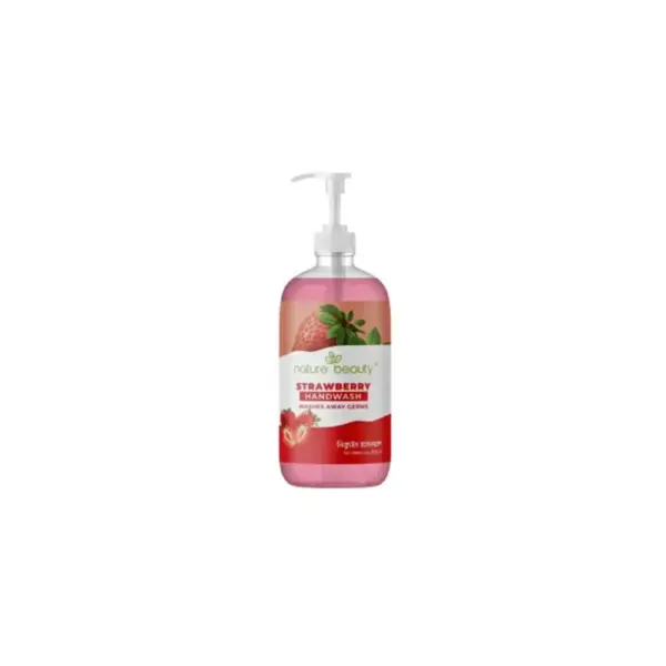 nature beauty strawberry hand wash 370ml