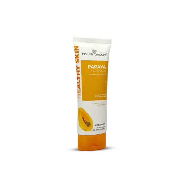 nature beauty papaya face wash 100ml