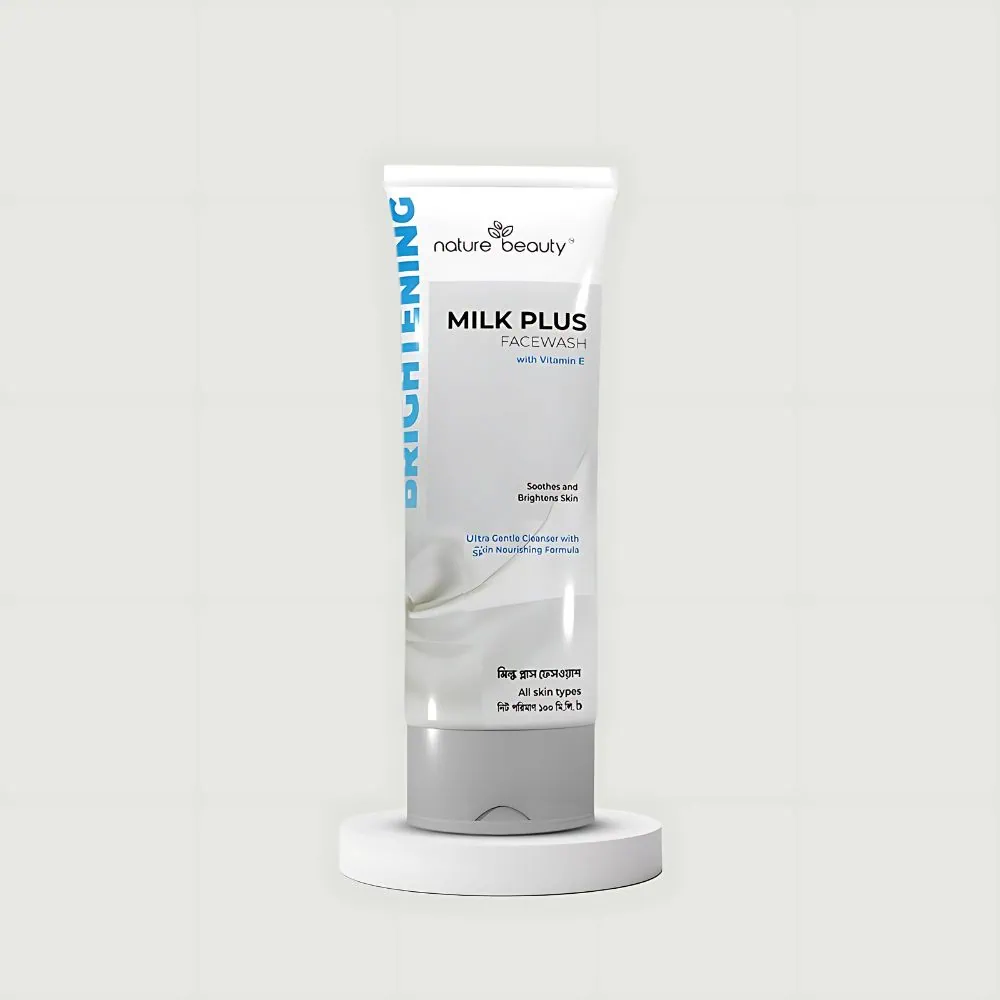nature beauty milk plus face wash with vitamin e 100ml nature beauty milk plus face wash with vitamin e 100ml