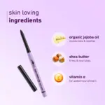 plum eye swear by kohl kajal deep black 0.35gm