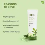 plum green tea pore cleansing face wash 100ml