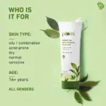 plum green tea pore cleansing face wash 100ml
