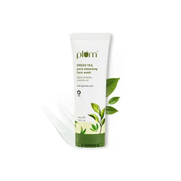 plum green tea pore cleansing face wash 100ml
