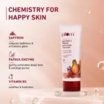 plum saffron & papaya glow bright face wash 100ml