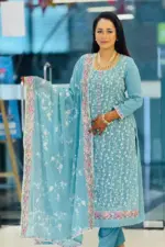spring georgette embroidered catalogue