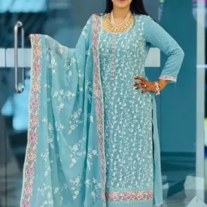 spring georgette embroidered catalogue