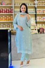 sana noor georgette embroidered catalogue