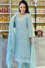 sana noor georgette embroidered catalogue