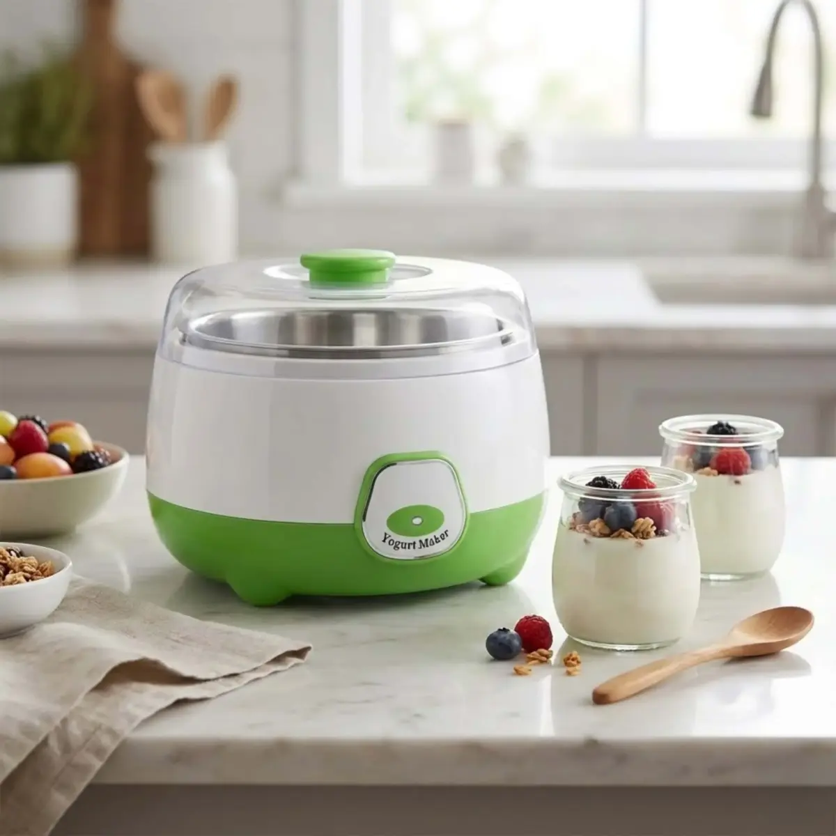 electric automatic yogurt maker 1.5 liter