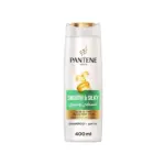 pantene pro v smooth & silky shampoo 400ml