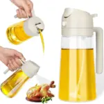 sprayable and fourable oil bottle