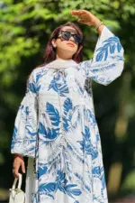navy blue white printed viscose rtw co ords