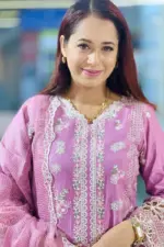 spring cotton machine embroidered shalwar suit