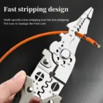 multi functional wire cutter and stripper tool