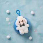 labubu doll keychain bag